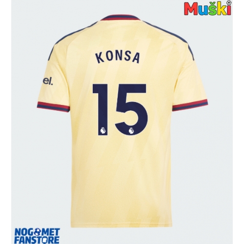Arsenal Ezri Konsa #15 Rezervni Dres 2026-27 Kratak Rukav